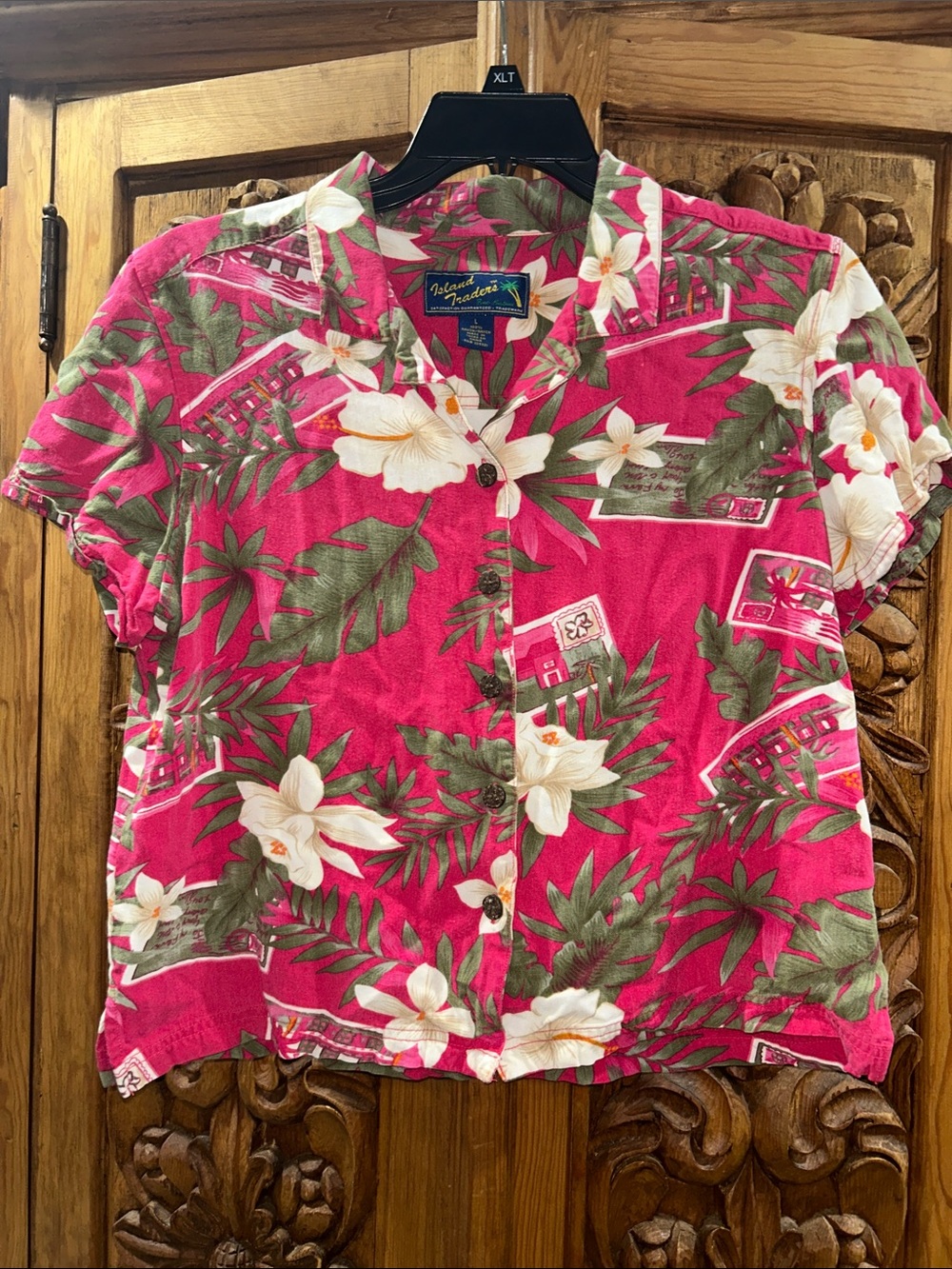 Vintage Island Traders large ladies shirt